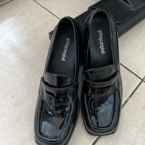 Jeffrey Campbell loafers. Barely worn patent leather.